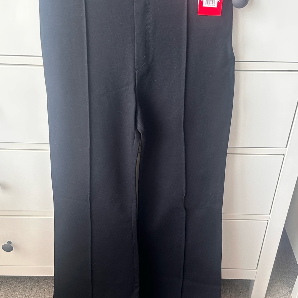 Spanx Women’s Black Wide-Leg Trousers